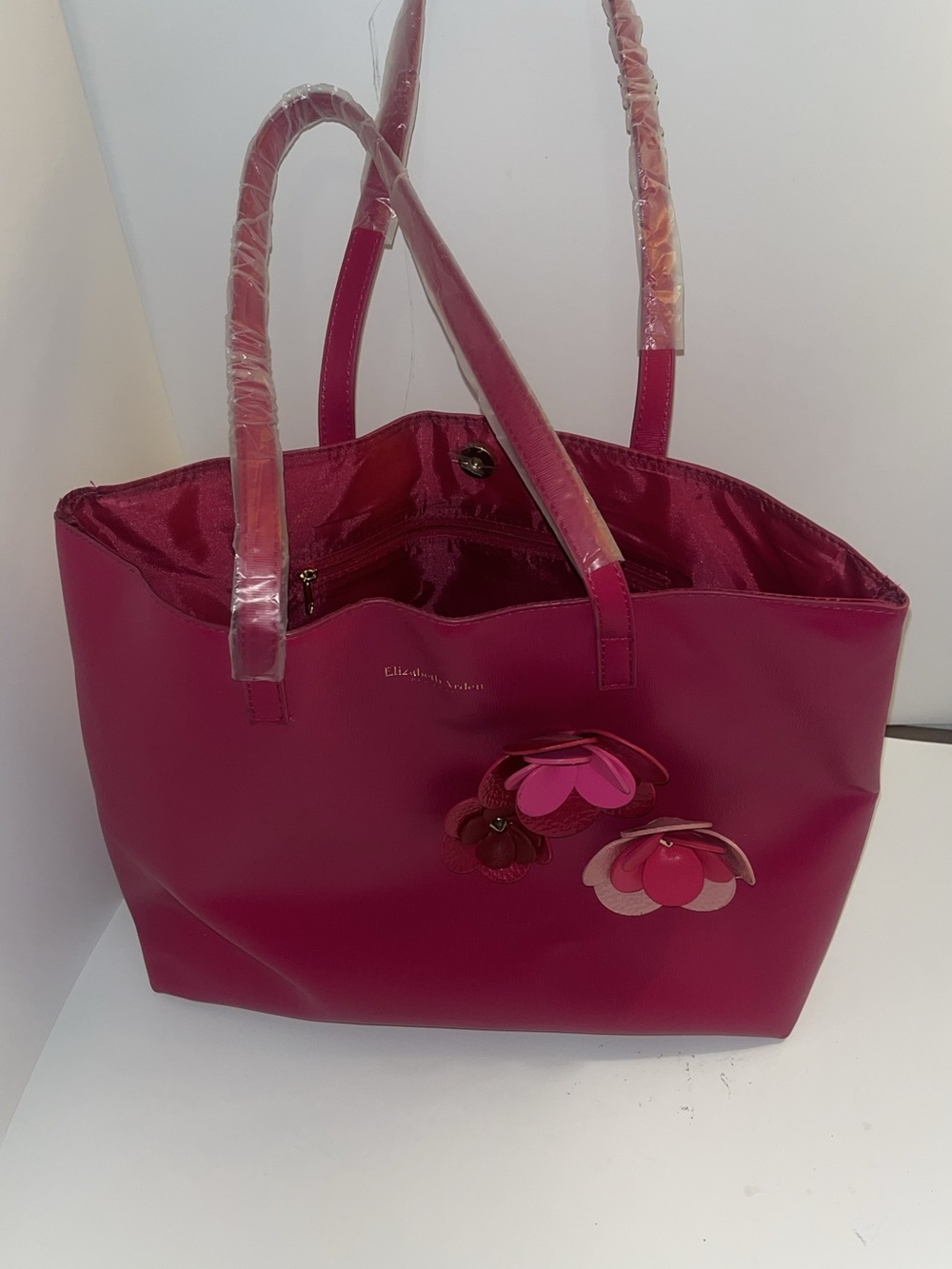 Elizabeth Arden Women's Pink Floral Tote Bag